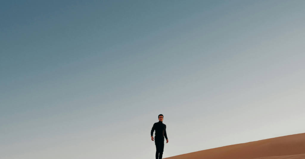 Lone figure on desert landscape ADHD Evaluation and Treatment in Chandler, AZ