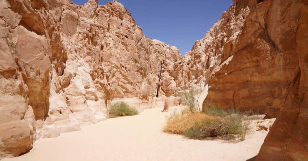 desert pass through rock formations - anxiety care in Chandler, AZ